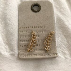 Anthropologie sparkly ear climbers